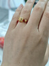 潮宏基瑪瑙足金黃金戒指女國(guó)潮定價(jià) 吞金獸貔貅 SRG33900018 曬單實(shí)拍圖