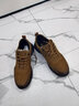 雅格獅丹（Aquascutum）男鞋2025秋季新款真皮透氣休閑運動(dòng)鞋戶(hù)外防滑健步鞋子男 黃色 41 曬單實(shí)拍圖