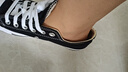 匡威（Converse）官方All Star經(jīng)典帆布男女低幫休閑運(yùn)動(dòng)鞋黑色101001 101001/黑色 38 曬單實(shí)拍圖