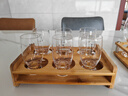 詩(shī)杯尚遠高檔輕奢家用水晶玻璃白酒杯高端金箔烈酒二兩杯一口杯小酒杯套裝 （6只金箔杯+木架）100ml7個(gè) 曬單實(shí)拍圖