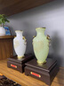 傾尚玉磁（QONSONYCI）平安如意琉璃玉花瓶擺件客廳玄關(guān)酒柜裝飾品高檔大氣喬遷新居禮品 平安花瓶白玉色簡(jiǎn)裝小號一對 曬單實(shí)拍圖