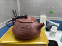 藏壺天下 宜興紫砂壺純手工刻繪小容量茶壺底槽清蝦趣景舟石瓢 景舟石瓢 曬單實(shí)拍圖