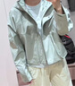 lululemon丨Rain Chaser 女士運動夾克 透氣 LW4CANS 白色 XXS /2 曬單實拍圖