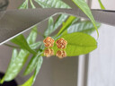 中國黃金（CHINA GOLD）18K金山茶花耳釘女款立體花朵養(yǎng)耳洞耳飾情人節(jié)生日禮物送女友 18K金山茶花耳釘 約0.2g 曬單實(shí)拍圖