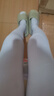 智友伴兒童舞蹈襪女童連褲襪專(zhuān)業(yè)跳舞春秋薄款打底褲白色絲襪練功打底襪 曬單實(shí)拍圖