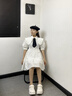 卓詩尼厚底洞洞鞋女2025年夏季新款舒適百搭珍珠水鉆包頭涼拖鞋沙灘涼鞋 淺米色 37-38 曬單實拍圖