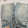 Levi's【商場同款】李維斯女士BAGGY寬松直筒牛仔短褲 淺藍洗水 26 曬單實拍圖