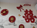 皇朝家私結婚四件套 A版提花B版全棉婚慶床品新婚婚房紅色被套床單1.8/2.0米床 曬單實(shí)拍圖