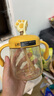 樂扣樂扣牛奶杯兒童水杯幼兒園ppsu吸管杯1-3-6歲寶寶喝奶瓶帶刻度直飲杯 曬單實(shí)拍圖