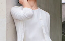 UR2025秋季新款女裝復古撞色菱格蝴蝶結無(wú)袖針織衫UYY950030 寶藍 S 曬單實(shí)拍圖