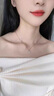 DRIG銀項(xiàng)鏈女2025新款生日禮物純銀999輕奢小眾高級(jí)感高端送女友精致 三生有杏項(xiàng)鏈【品牌禮盒】 曬單實(shí)拍圖