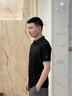 七匹狼短袖T恤男夏季新款翻領(lǐng)冰絲涼感商務(wù)保羅POLO衫打底衫男裝上衣服 黑色 XL 曬單實拍圖