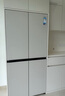 美的（Midea）首創(chuàng)45cm超薄嵌入餐邊柜家用客廳冰箱左餐右廚大容量底部散熱十字四開門國家補(bǔ)貼BCD-427WUSGPZM 曬單實拍圖