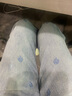 夏蓓朵藍(lán)色刺繡燙鉆牛仔褲女春夏新款大碼高腰顯瘦闊腿褲休閑百搭直筒褲 藍(lán)色 M 【90-100斤】 曬單實(shí)拍圖