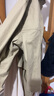 唐獅（TonLion）2025春女復古寬松工裝長袖襯衫 M  亞麻色  曬單實拍圖