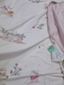 全棉時(shí)代嬰兒被子夏涼被純棉兒童空調(diào)被寶寶幼兒園蓋毯1.2x1.5m 花開半夏 曬單實(shí)拍圖