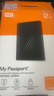 西部數(shù)據(jù)（WD）2TB 移動(dòng)硬盤 USB3.0 My Passport隨行版2.5英寸 黑 機(jī)械硬盤 筆記本電腦外接 大容量加密存儲(chǔ) 曬單實(shí)拍圖