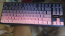 邁從（MCHOSE）K87S/G87旋鈕無(wú)線機(jī)械鍵盤電競(jìng)游戲客制化有線/藍(lán)牙三模gasket結(jié)構(gòu)全鍵熱插拔辦公 G87 黑莓粉漸變側(cè)刻 TTC快金軸V2 曬單實(shí)拍圖