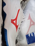 美津濃（MIZUNO）CYCLONE SPEED CN排球鞋綜合室內外訓練鞋男女款羽毛球鞋乒乓球鞋 白紅藍 V1GA218125 43 =280mm 曬單實(shí)拍圖