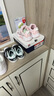 NIKE 耐克童鞋學(xué)步鞋男女童休閑板鞋COURT BOROUGH魔術(shù)貼運(yùn)動(dòng)鞋嬰童 曬單實(shí)拍圖