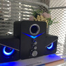 息尼【德國】電腦桌面音響帶麥克風(fēng)臺(tái)式家用筆記本桌面大音量有線usb低音炮重低音藍(lán)牙音箱 黑騎士-有線/藍(lán)牙+3D音效 曬單實(shí)拍圖