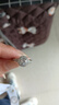 GRAYCEWODY925莫桑石1克拉情侶戒指白金男女一對開(kāi)口鉆戒婚戒七夕禮物純銀 新款圓鉆鉆戒【配證書(shū)】 曬單實(shí)拍圖