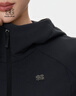 KOLON SPORT/可隆軟殼夾克 女子防風(fēng)防潑水耐磨連帽戶外運(yùn)動(dòng)休閑外套 LKJK5SN060-BK 黑色 L 170/92A 曬單實(shí)拍圖