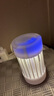 仟居佳 滅蚊燈室內(nèi)外USB電擊式家用紫燈光觸媒滅蚊器驅(qū)蚊器小夜燈誘蚊 白色【充電款】 曬單實拍圖