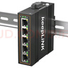 keepLINK KP-9000-45-5TX/m工業(yè)級(jí)以太網(wǎng)交換機(jī)百兆5口導(dǎo)軌式非管理型 曬單實(shí)拍圖