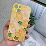 素洛新款桃花蘋(píng)果iPhone15promax手機(jī)殼16proy液態(tài)小羊皮13防摔高級(jí)感14男女8plus情侶12保護(hù)殼11全包 黃色檸檬黃【桃花】 iPhone 13 曬單實(shí)拍圖