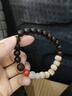 石玥珠寶星月菩提小葉紫檀木手串把件文玩佛念珠轉(zhuǎn)運蓮花手鏈男女士款8mm 曬單實拍圖