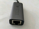 綠聯(lián)2.5G有線網(wǎng)卡Type-C轉(zhuǎn)RJ45網(wǎng)口轉(zhuǎn)換器USB-C千兆網(wǎng)線轉(zhuǎn)接頭適用蘋果Mac華為筆記本手機NAS拓展塢 曬單實拍圖