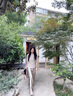 艾美琦美（AIMEIQIMEI）新款連衣裙子女裝夏天2025年新款夏季通勤斜肩上衣高腰雪紡裙套裝 卡其上衣+半身裙一套（送皮帶） M 曬單實(shí)拍圖