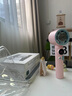 賓博手持小風(fēng)扇【高速空調(diào)冷風(fēng)】小型隨身攜帶半導(dǎo)體制冷風(fēng)扇超靜音長續(xù)航學(xué)生戶外辦公室桌面usb風(fēng)扇 【粉】空調(diào)級制冷+199檔無極調(diào)速 曬單實拍圖