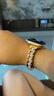 watchbond【冰脂】適用蘋果手表s10表帶iwatch s10女士款樹脂合金表帶apple手表watch s9女生s8金屬s7細(xì)款se 細(xì)款【三珠-玫金間樹脂白】樹脂合金表帶+玫瑰金接頭 【38 曬單實拍圖