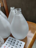 賈思德玻璃酒瓶空瓶透明果酒瓶一斤裝自釀分裝創(chuàng)意飲料瓶磨砂二兩小酒瓶 蒙砂水滴瓶 5個 500ml 曬單實(shí)拍圖
