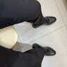 京東京造桑蠶絲休閑褲男夏季薄款冰爽西褲男直筒寬松商務(wù)黑31 曬單實(shí)拍圖