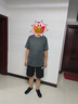 阿迪達(dá)斯短袖男2025夏季運(yùn)動(dòng)親膚透氣輕薄速干T恤 深灰/淺灰 3XL  曬單實(shí)拍圖