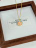 中國黃金櫻花黃金項鏈女足金吊墜生日禮物送女友老婆生日紀念日實(shí)用 精美禮盒【請勿拍】 曬單實(shí)拍圖