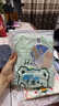 雙魚(yú)兔嬰幼兒莫代爾連體衣無(wú)骨超輕薄長(cháng)袖新生兒哈衣爬服連體睡衣空調服 【綠色/小熊】 36cm 59 曬單實(shí)拍圖