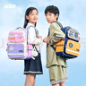 UEK兒童護(hù)脊書包男女孩小學(xué)生減負(fù)超輕量雙肩包大容量背包藍(lán)色小號 曬單實(shí)拍圖