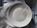 梵創(chuàng)正宗景德鎮(zhèn)陶瓷碗家用10個裝吃飯碗面碗湯碗大號新款中式喬遷餐具 清雅名媛6英寸骨碟10個 曬單實拍圖