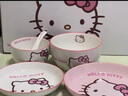 滿朝佳三麗鷗hellokitty碗碟套裝家用菜盤陶瓷餐具生日結(jié)婚禮物喬遷之喜 【凱蒂貓】一人食禮盒裝 5件套 曬單實(shí)拍圖