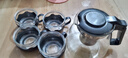 【京東物流】茶壺套裝整套茶具大容量玻璃茶杯帶濾網(wǎng)耐高溫泡茶具 1000ML一壺+四杯套裝 曬單實(shí)拍圖