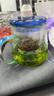 本宮好物故宮千里江山茶水分離杯濾茶杯玻璃泡茶杯帶蓋辦公文創(chuàng)生日禮物 禮盒 400ml 1只 曬單實拍圖
