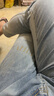 安初夏歐洲站牛仔褲男士春夏季新款韓版修身彈力休閑小腳褲子男高端長(zhǎng)褲 9316淺藍(lán) 33 曬單實(shí)拍圖