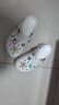 經(jīng)典云朵洞洞鞋夏季女鞋增高透氣沙灘鞋拖鞋涼鞋休閑CORCS CROCS 云朵白色 38 =W8（250mm） 曬單實拍圖