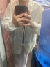 真維斯防曬衣女2025新款夏季防紫外線長袖超薄款透氣外套女士騎車防曬服 米色純色 L 曬單實拍圖