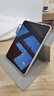億色適用iPad Air7/6/5/4保護(hù)套2024/25新M3保護(hù)殼11/10.9英寸蘋果平板電腦可拆分旋轉(zhuǎn)全包防摔三折紫 曬單實(shí)拍圖