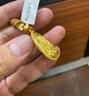 蒂蔻（Tico）黃金吊墜足金999古法金千手觀(guān)音十二生肖守護(hù)佛吊墜項(xiàng)鏈生日禮物 虛空藏菩薩-生肖牛/虎守護(hù)神 金重14g多退少補(bǔ) 曬單實(shí)拍圖